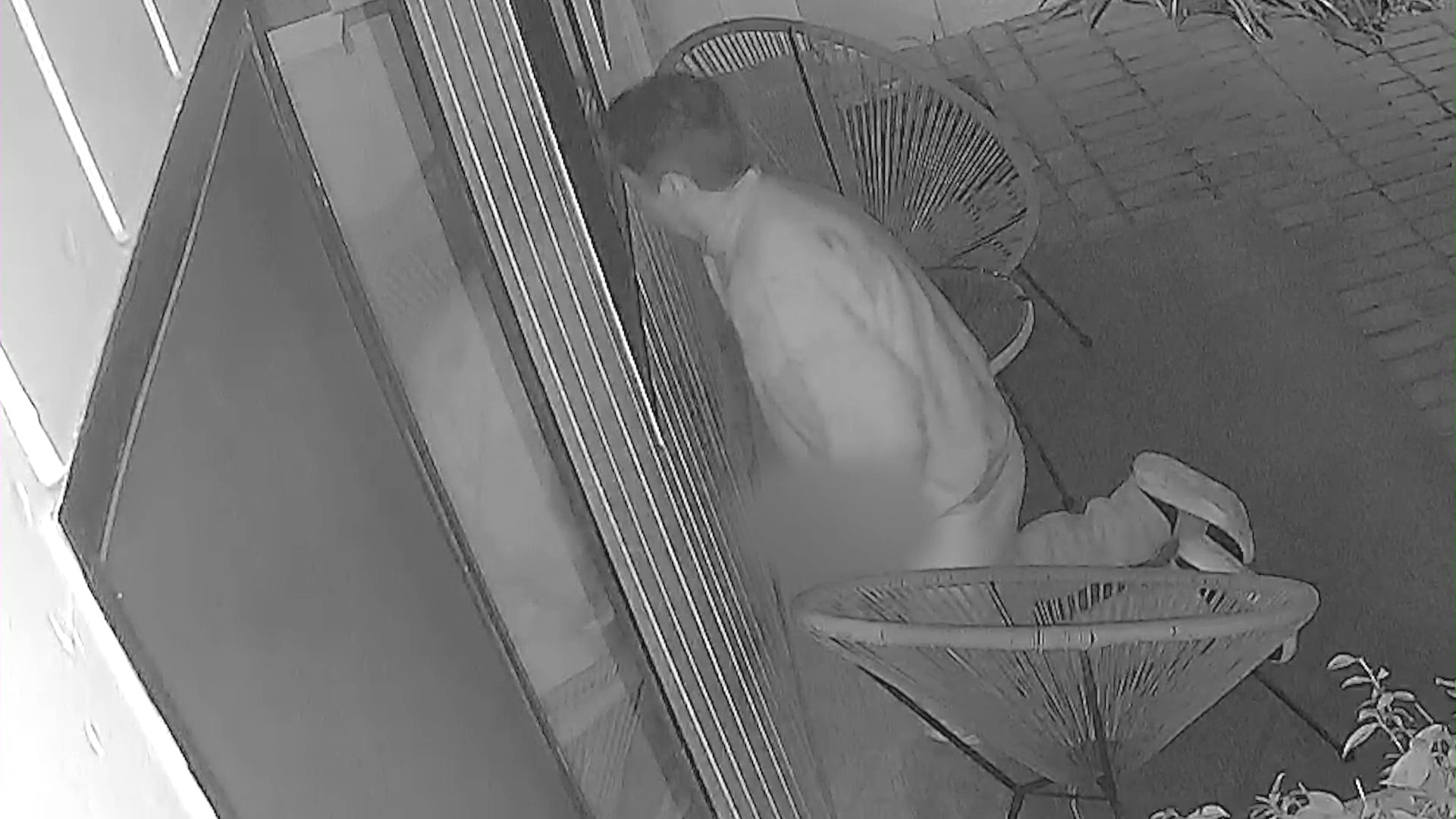 A peeping Tom seen exposing himself to a woman at her home in West Los Angeles in March 2024. (Los Angeles Police Department)