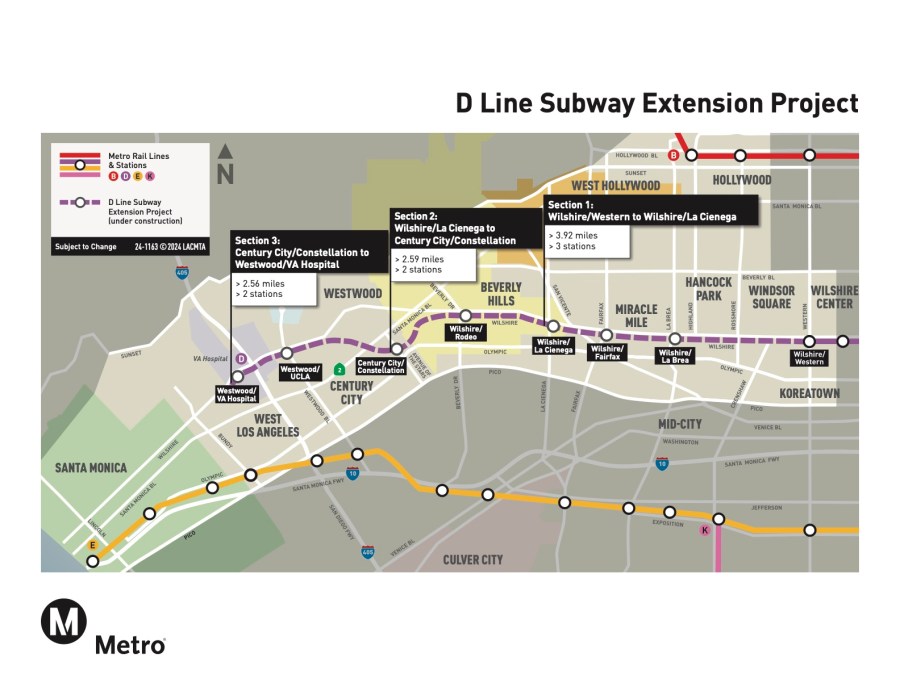 Metro D Line extension project reaches construction milestone 