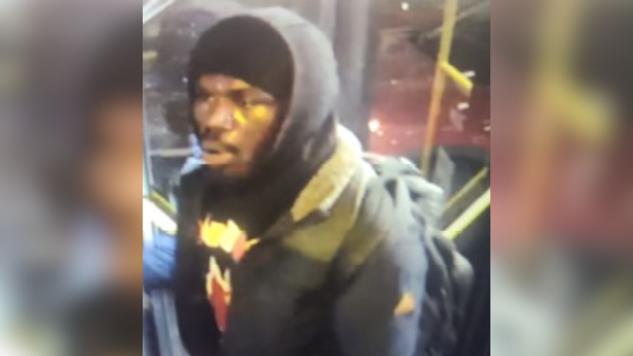 Authorities are seeking a man suspected of attacking a bus driver in Los Angeles on April 13, 2024.