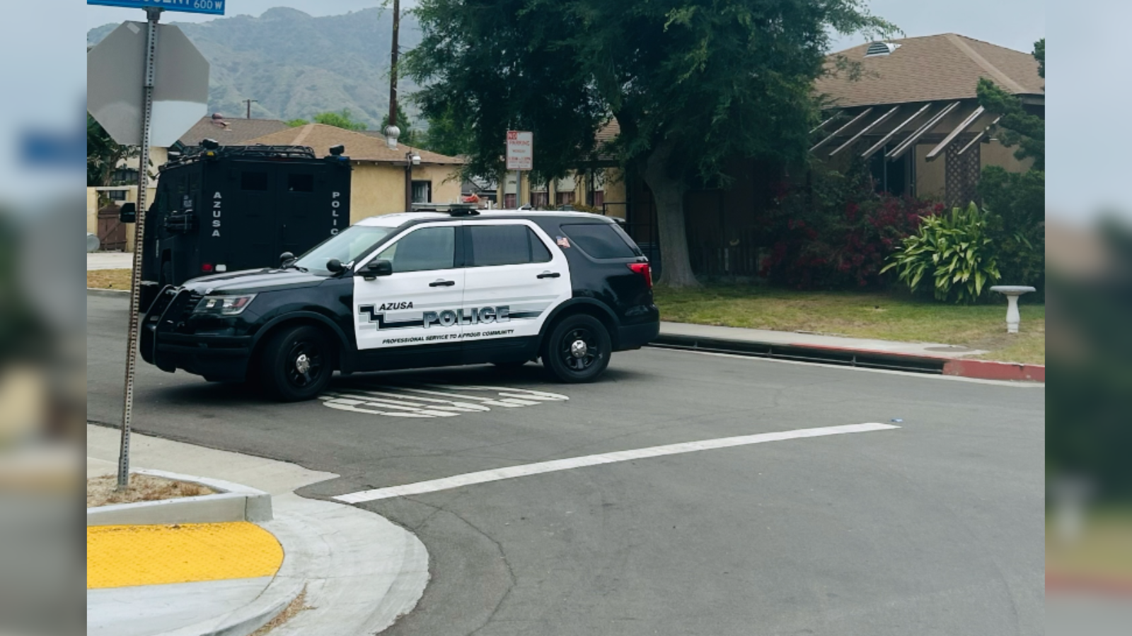 Azusa Police Department vehicle