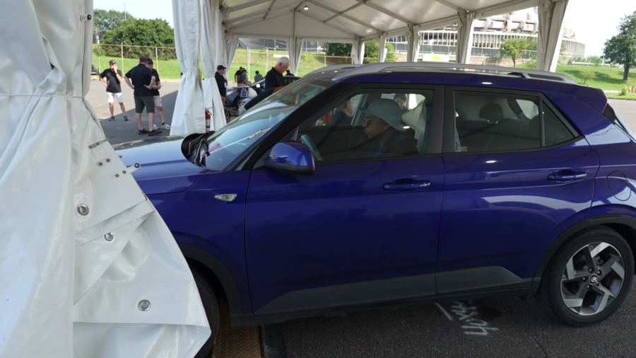 A Hyundai anti-theft safety update event is shown in this undated promotional image. (Hyundai)