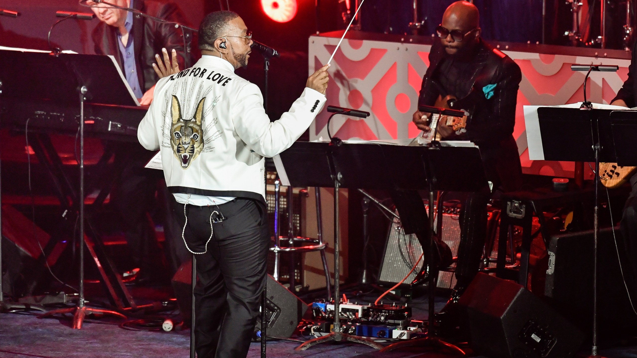 Inductee Timbaland performs at the Songwriters Hall of Fame Induction and Awards Gala at the New York Marriott Marquis Hotel on Thursday, June 13, 2024, in New York. (Photo by Evan Agostini/Invision/AP)