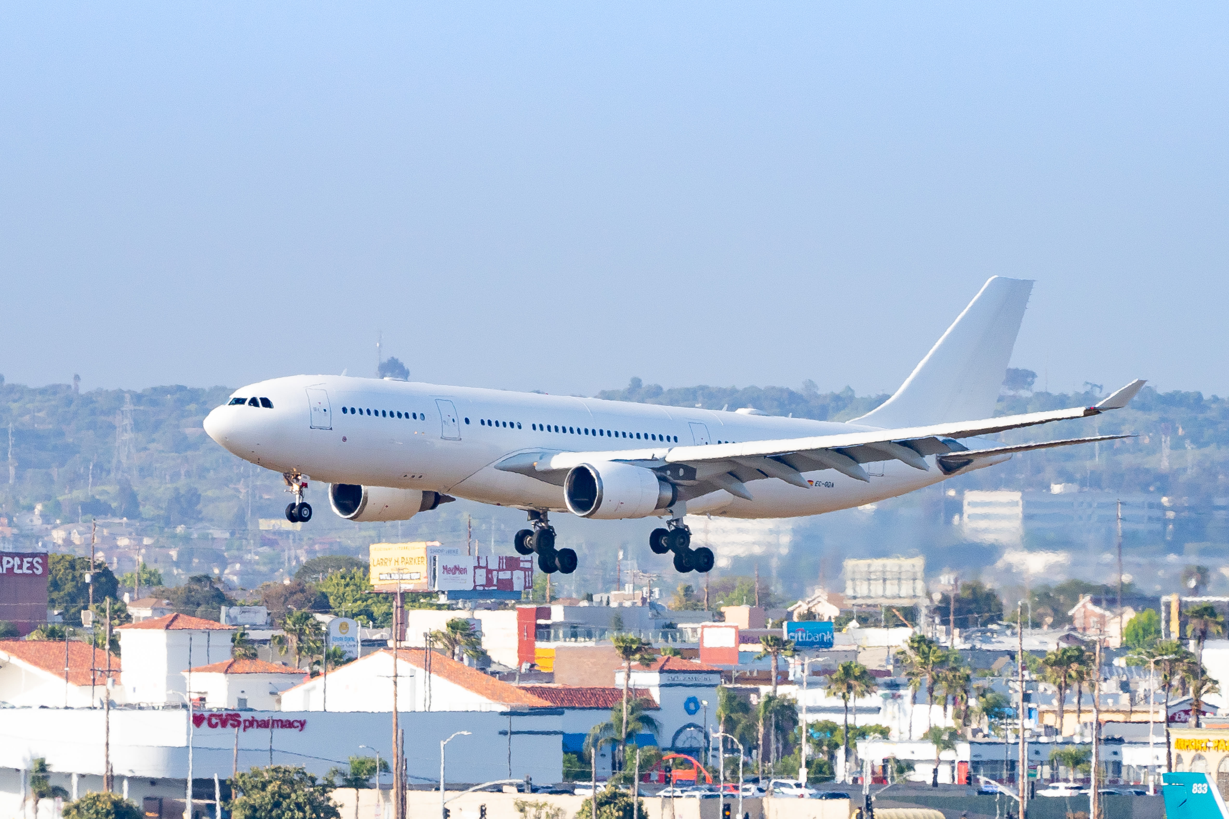 LOS ANGELES, CA - An Airbus A330-200 arrives at Los Angeles International Airport during Memorial Day weekend on May 24, 2024 in Los Angeles, California. (Photo by AaronP/Bauer-Griffin/GC Images)