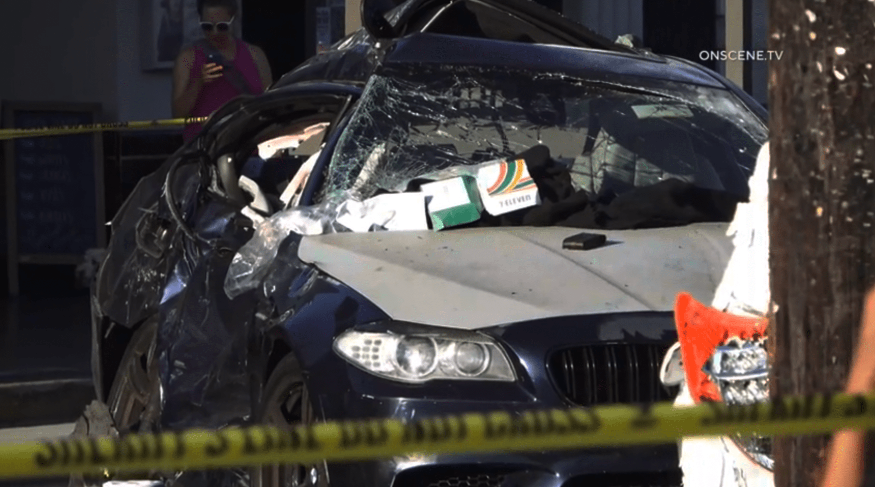 Long Beach pursuit crash