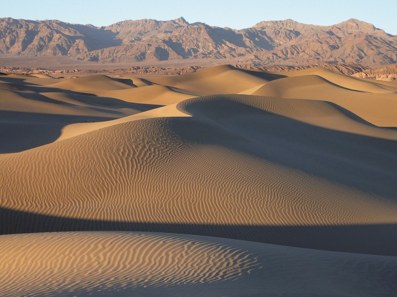 Mesquite Flat Sand Dunes is shown in this undated photo provided by the National Park Service.