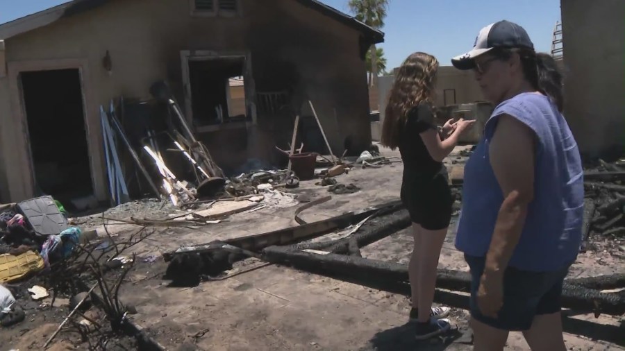 Palmdale house fire