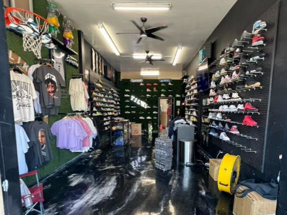 Photos provided by the LAPD on July 17 show an Inglewood store that was allegedly buying and selling merchandise stolen from other businesses.