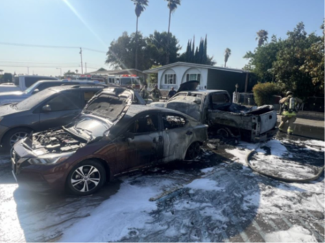 Other burned vehicles