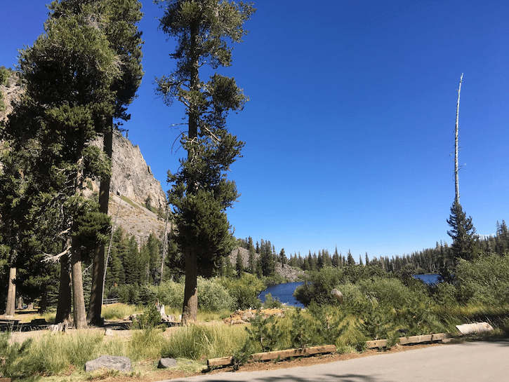 Twin Lakes Campground near Mammoth Lakes is shown in this undated photo provided by The Dyrt. The campground is the 10th-hardest to book in 2024, according to the website.
