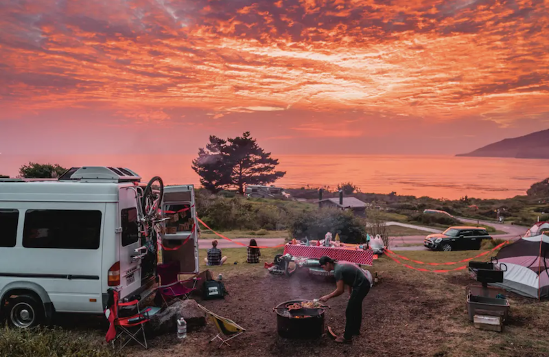 Kirk Creek Campground near Big Sur is shown in this undated photo provided by The Dyrt. The campground is the hardest to book in 2024, the website says.