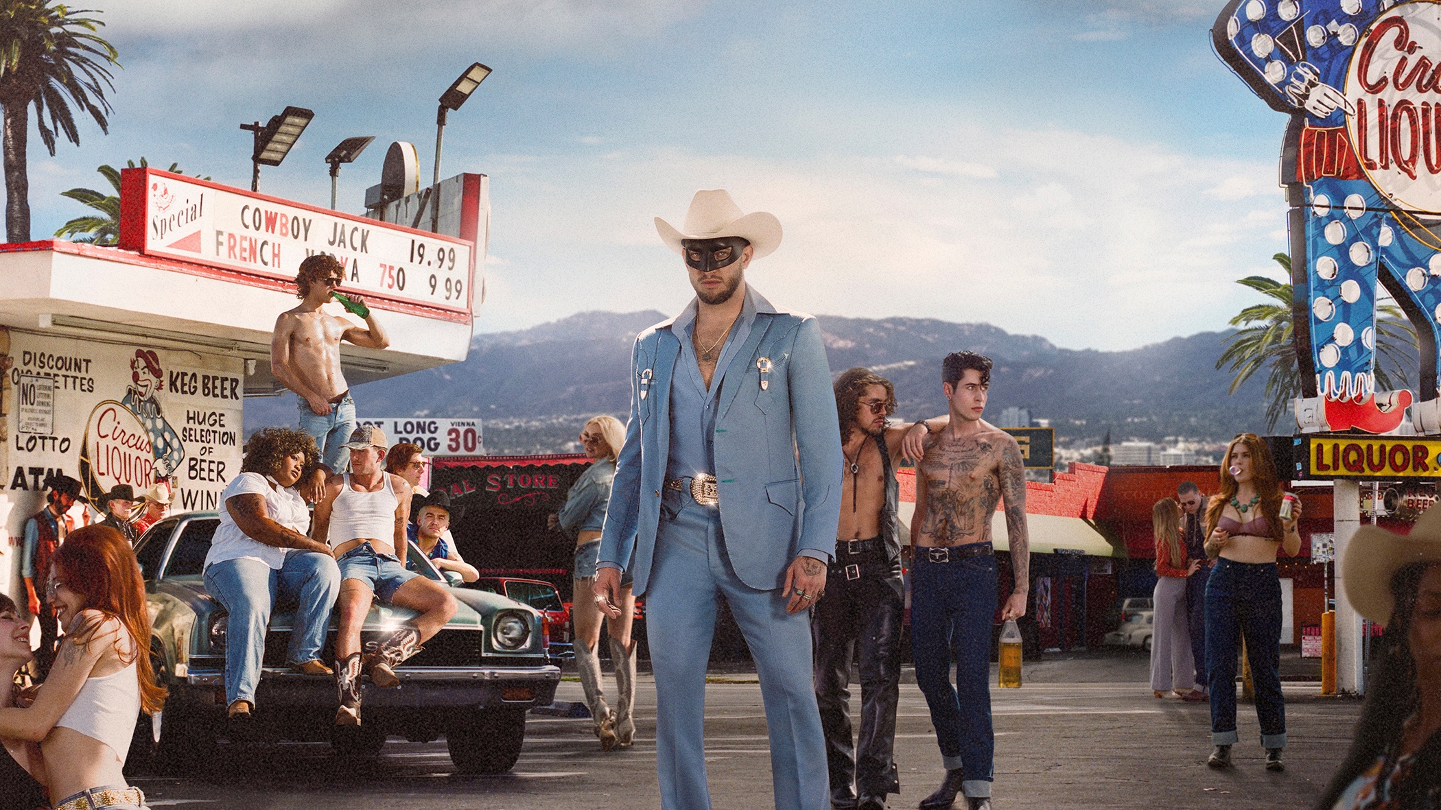 This cover image released by Warner Records shows “Stampede” by Orville Peck. (Warner Records via AP)