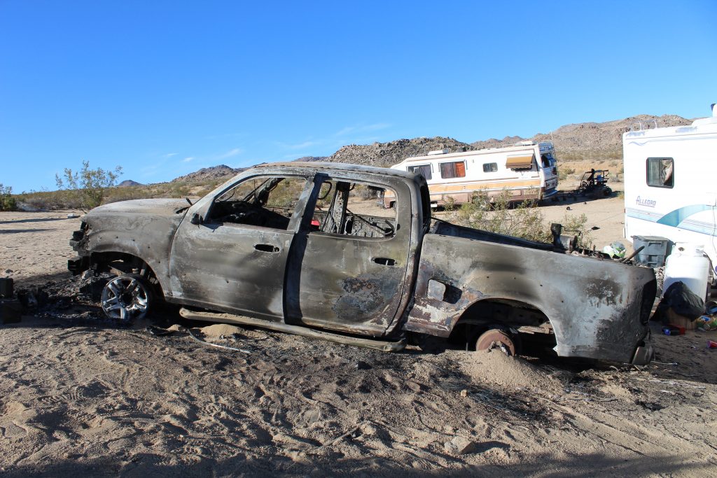 I.E. truck arson