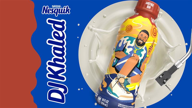Nesquik Another Bun, a cinnamon bun-flavored milk released in August 2024. (Nesquik)