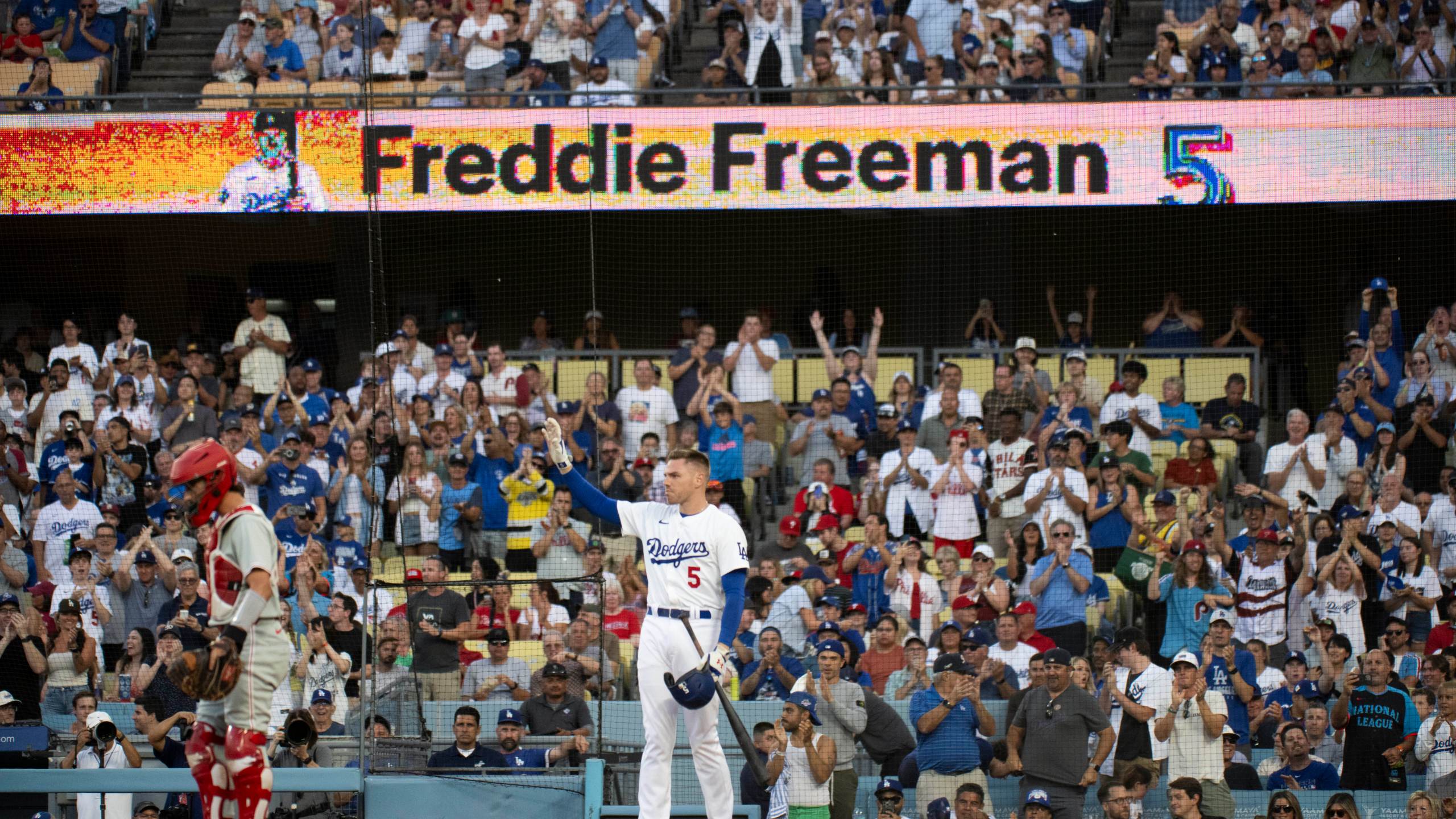 Los Angeles Dodgers' Freddie Freeman