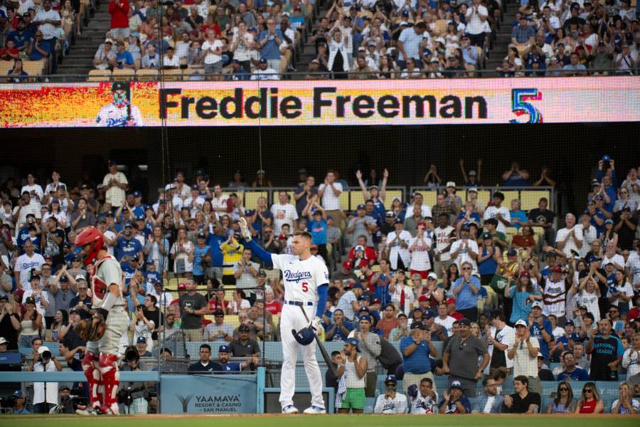 Los Angeles Dodgers' Freddie Freeman