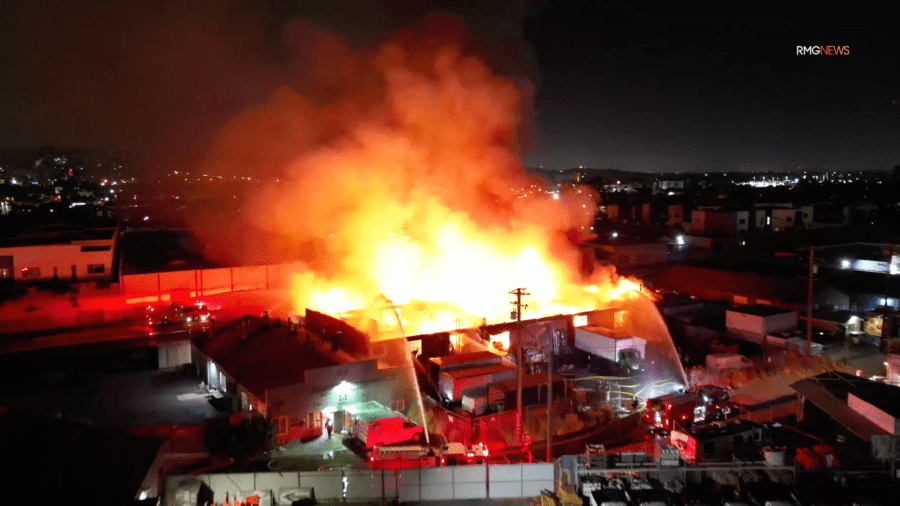 Montebello warehouse fire