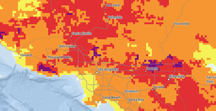 Heat warnings
