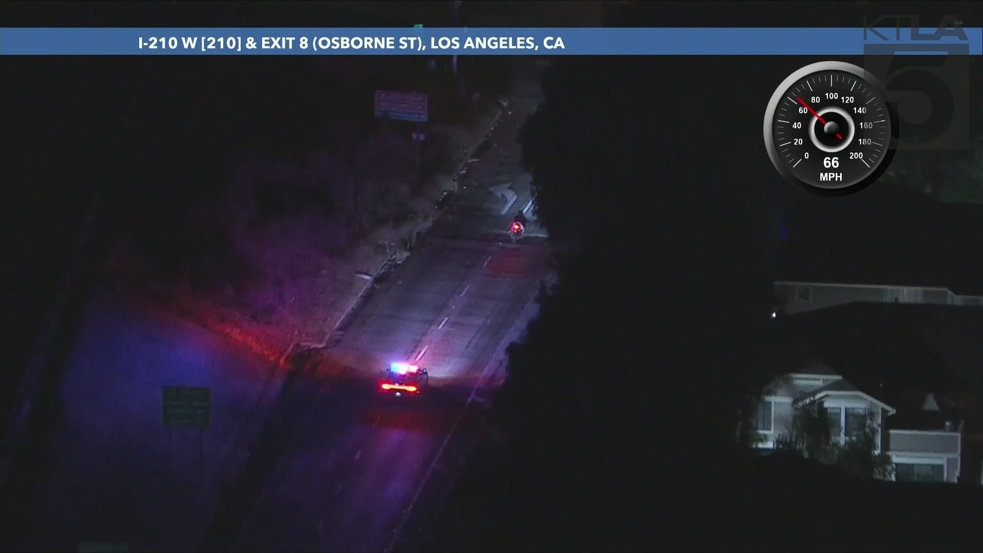 CHP motorcycle pursuit
