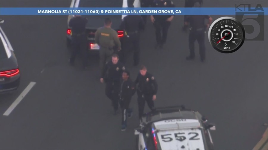 Garden Grove pursuit
