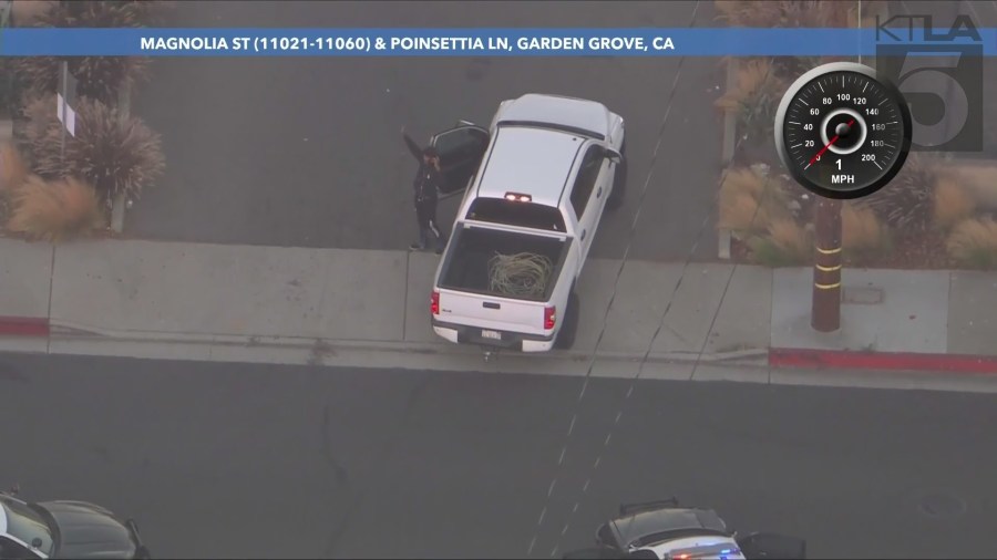 Garden Grove pursuit