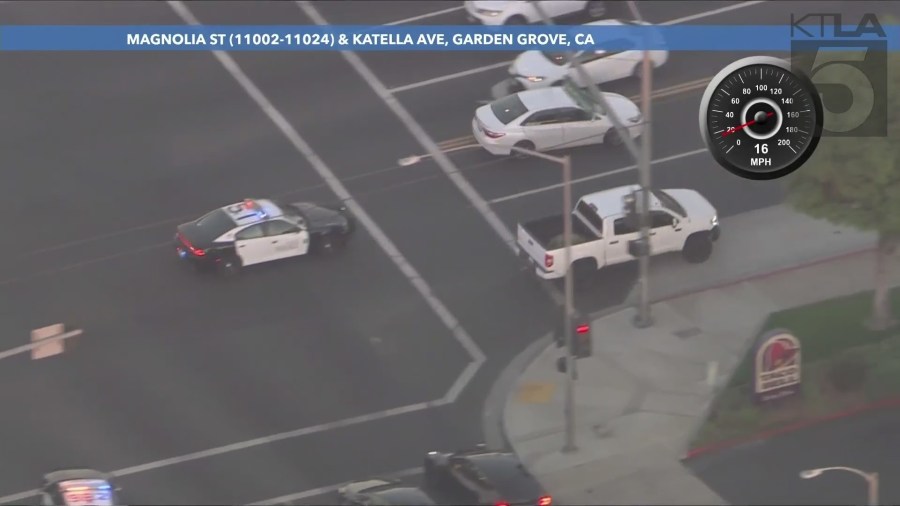 Garden Grove pursuit