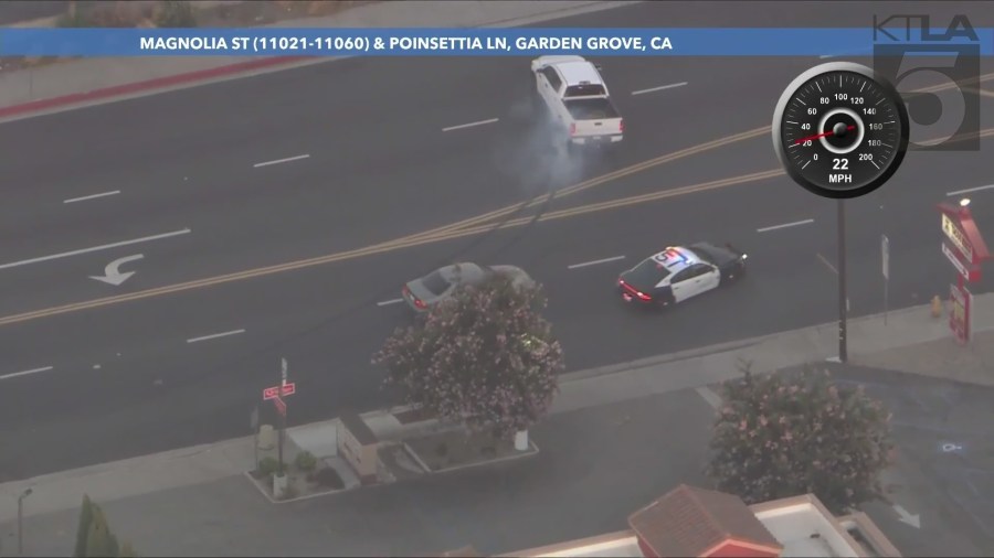 Garden Grove pursuit