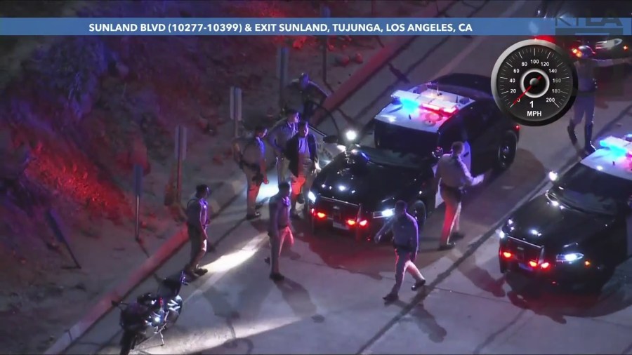 CHP motorcycle pursuit