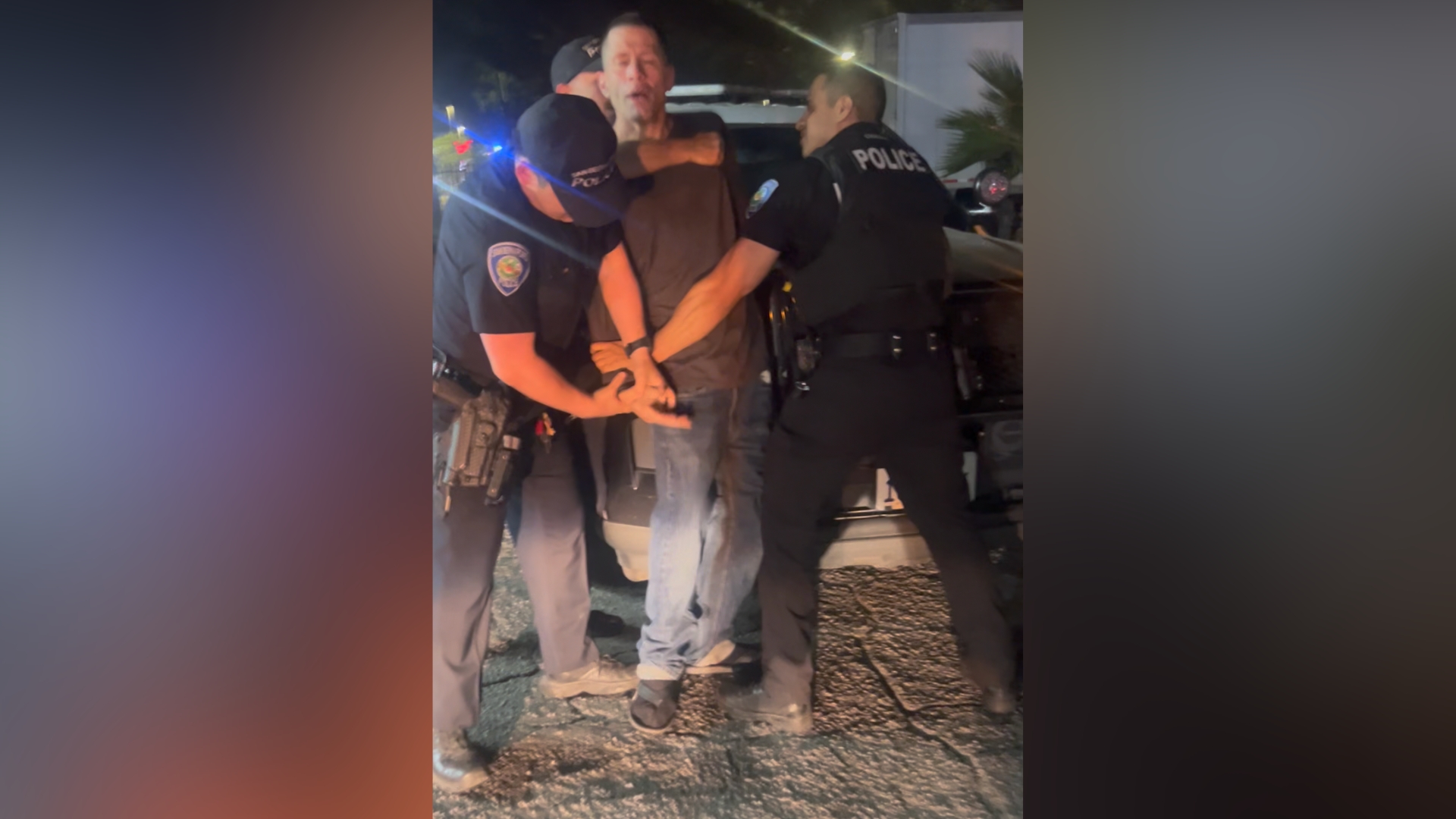 San Bernardino police rough arrest