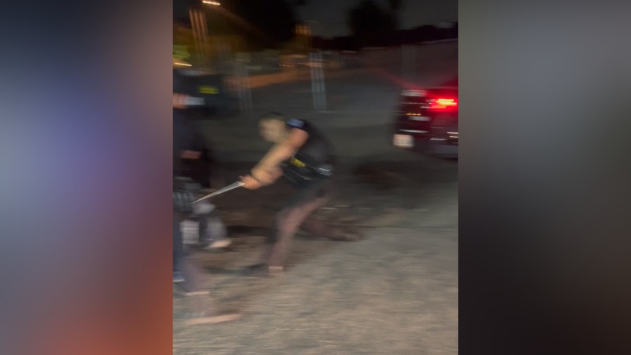 San Bernardino police rough arrest