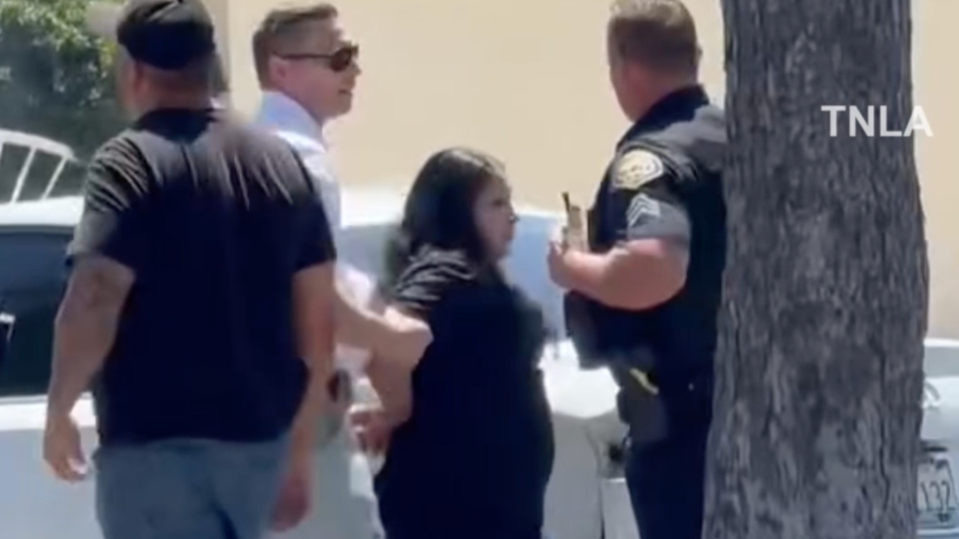 Woman attacks L.A. firefighter