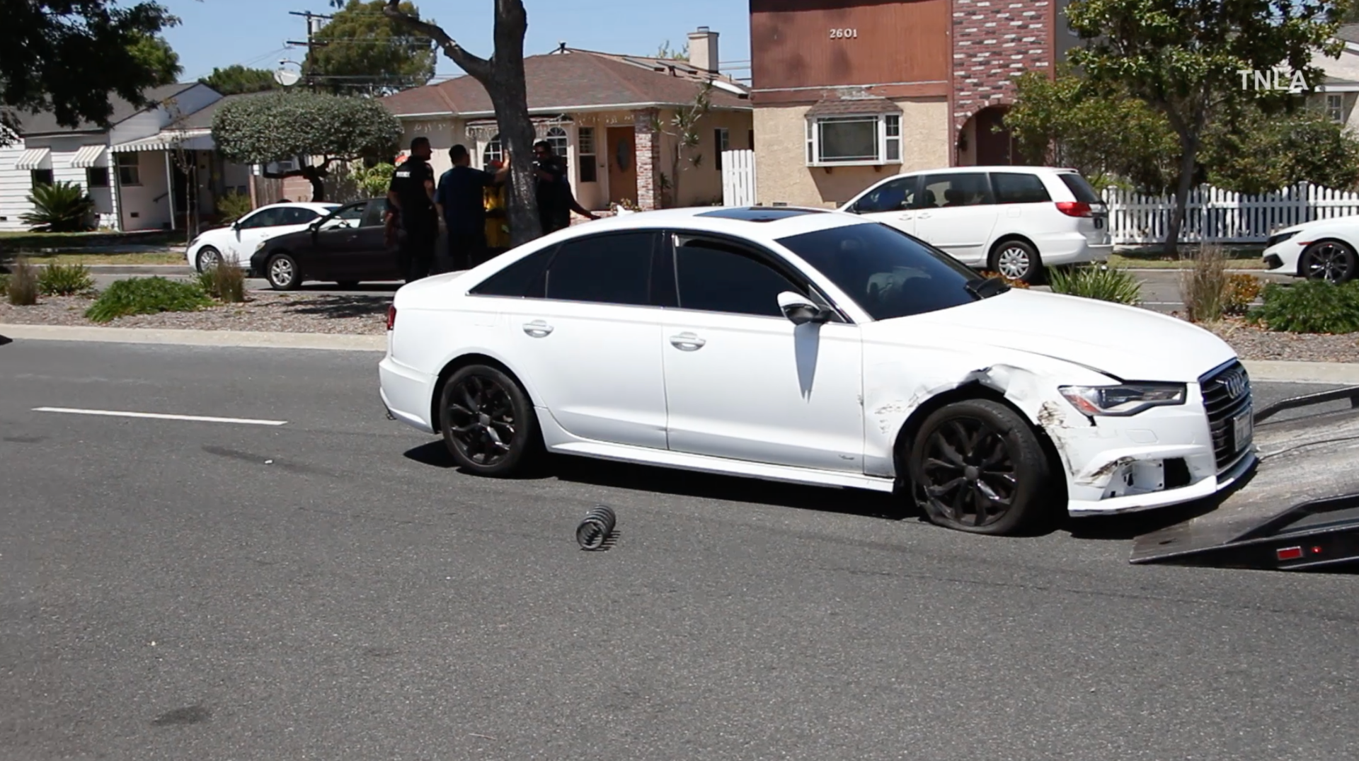 Woman attacks L.A. firefighter