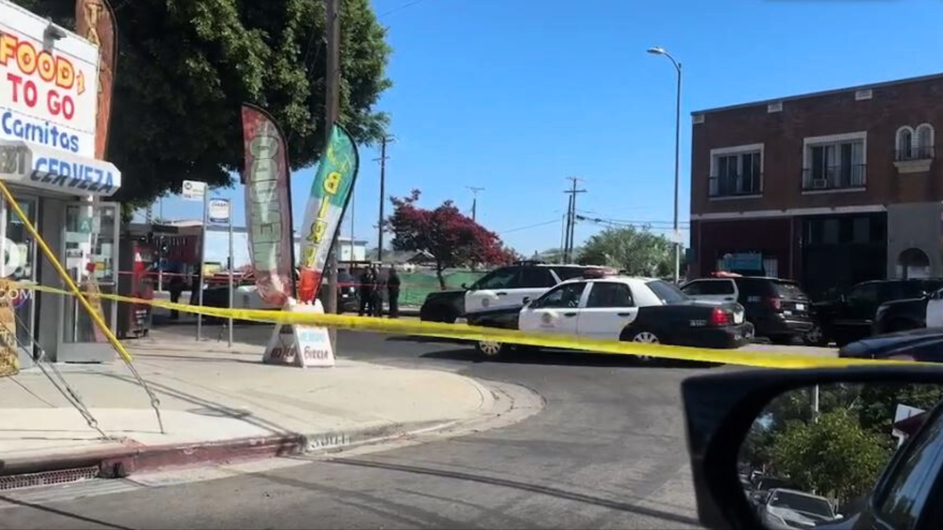A shooting in Boyle Heights left one person dead and another hospitalized on August 3, 2024. (Citizen)