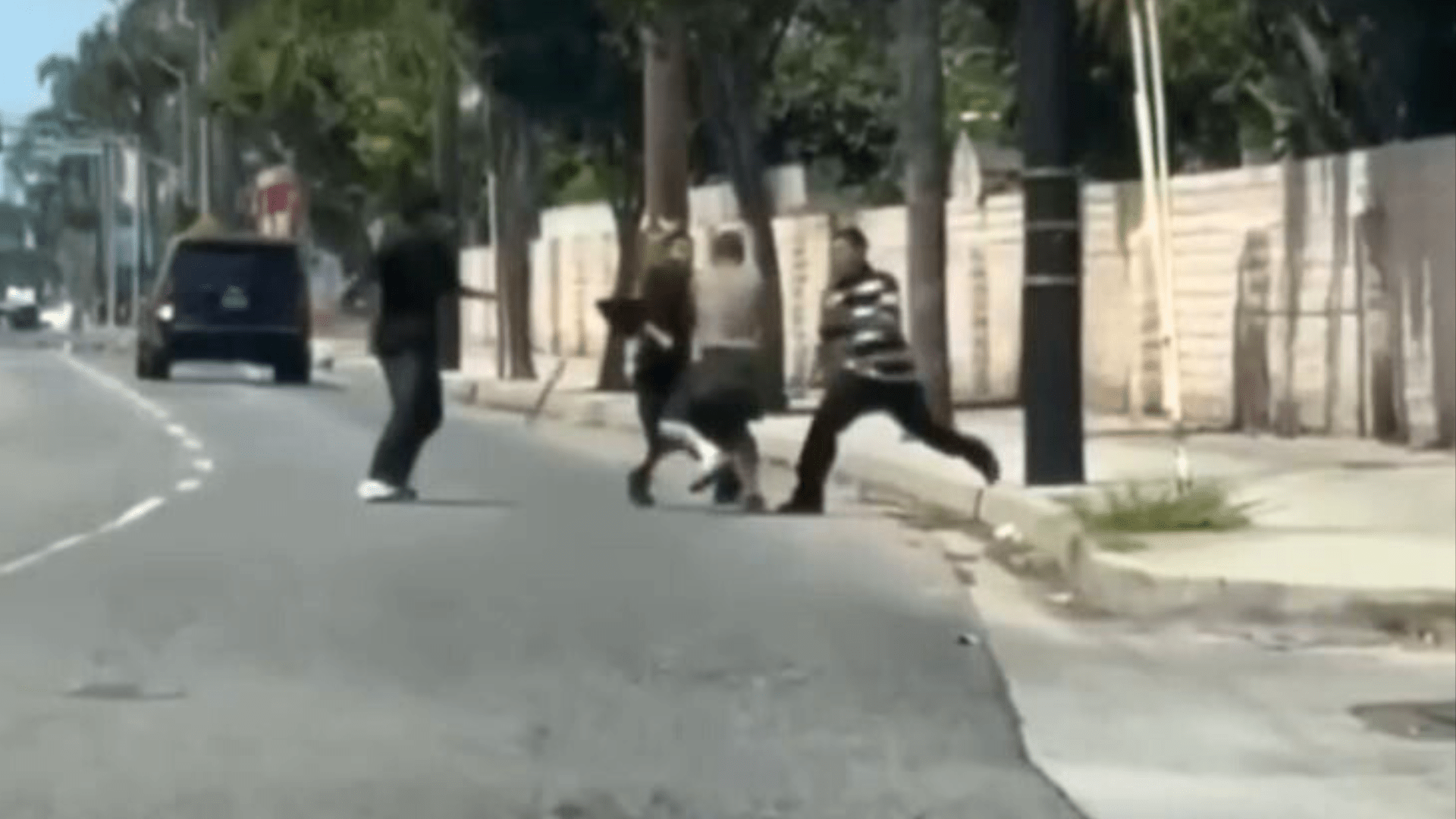 Three suspects were seen stabbing and assaulting a man in Santa Ana on August 6, 2024. (Santa Ana Police Department)