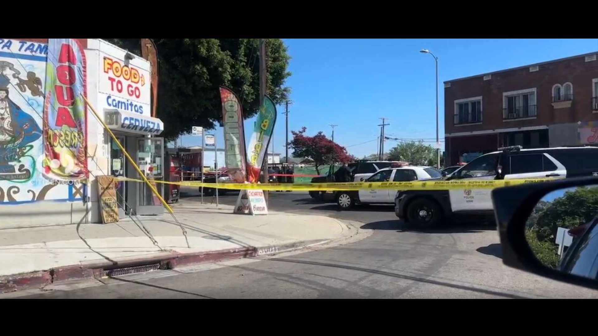 A shooting in Boyle Heights left one person dead and another hospitalized on August 3, 2024. (Citizen)