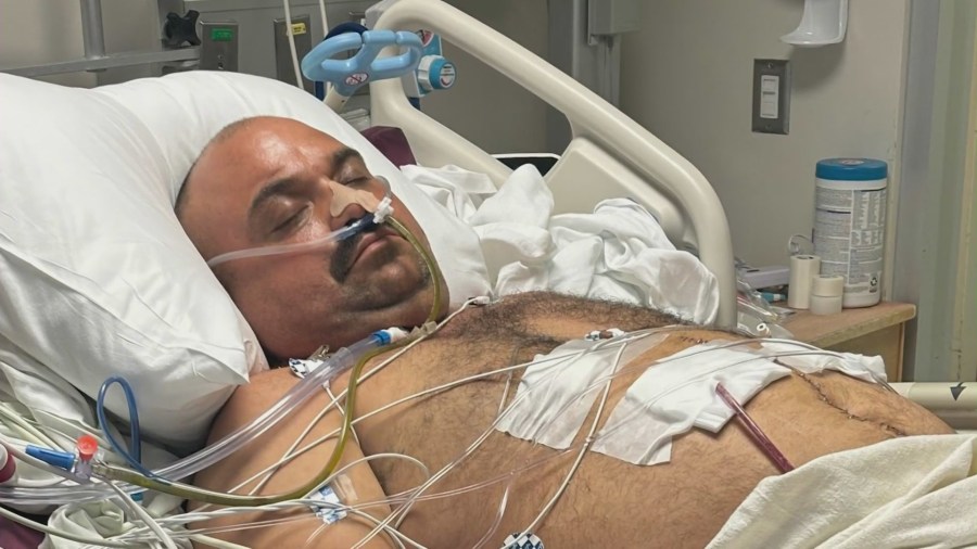 Luis and Ivan Pineda remain hospitalized in the ICU after a gunman shot them on a Hemet street on August 14, 2024. (Pineda Family)