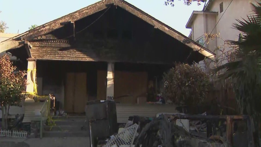 Everything the Majano family owned was lost to the fire on July 31, 2024. (KTLA)