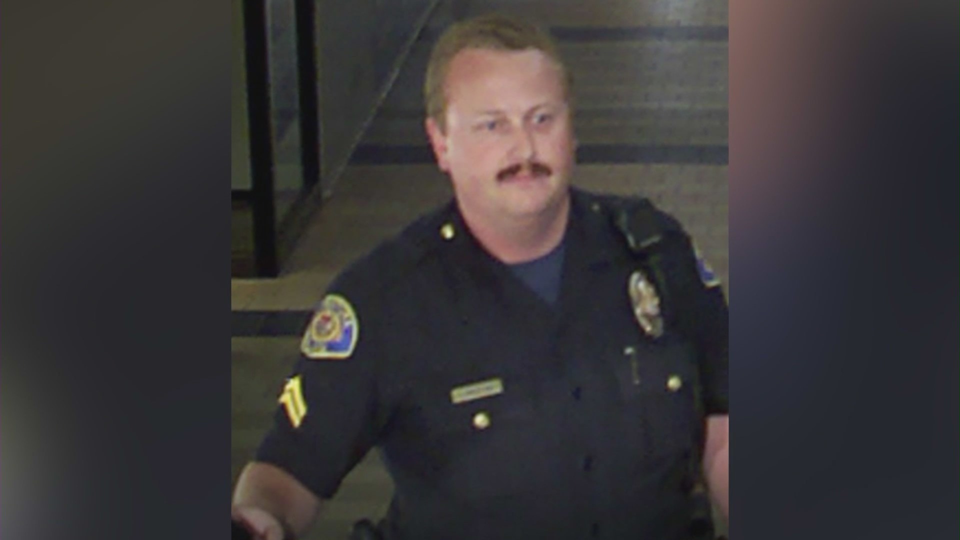 Former Ventura police Sgt. John Snowling is seen at the Pacific View Mall. (Getty Images)