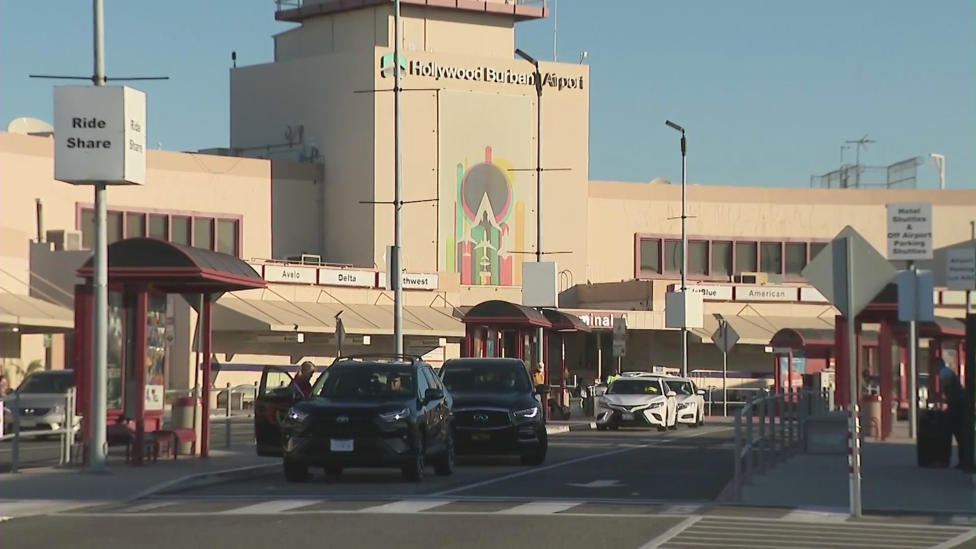The Hollywood Burbank Airport in Burbank California. (KTLA)