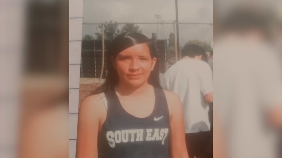 Mayanin Vazquez is a straight-A student and a cross-country and track star at South East High School in South Gate. (Vazquez Family)