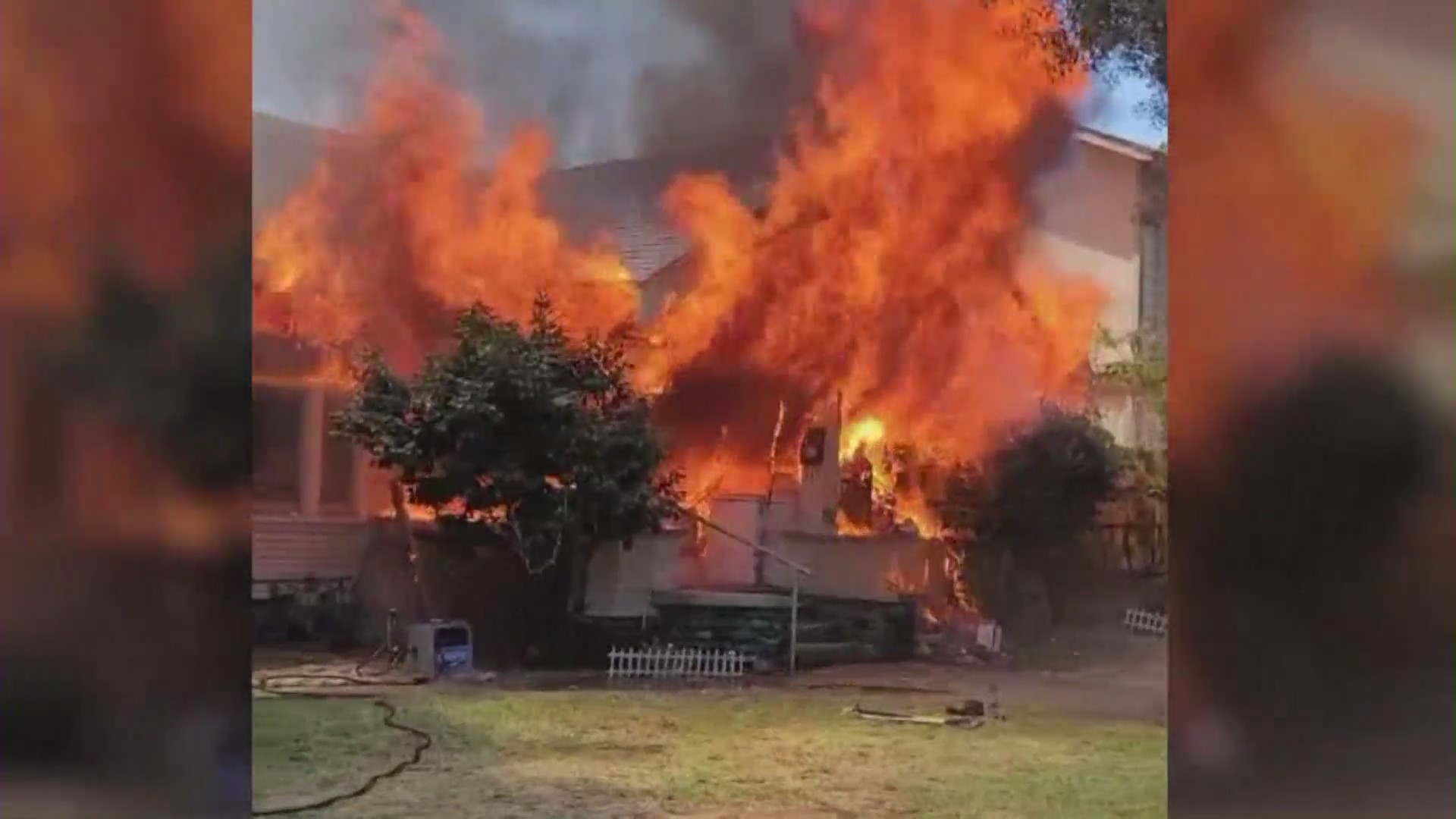 An arsonist set a Pasadena home on fire on July 31, 2024. (Majano Family)