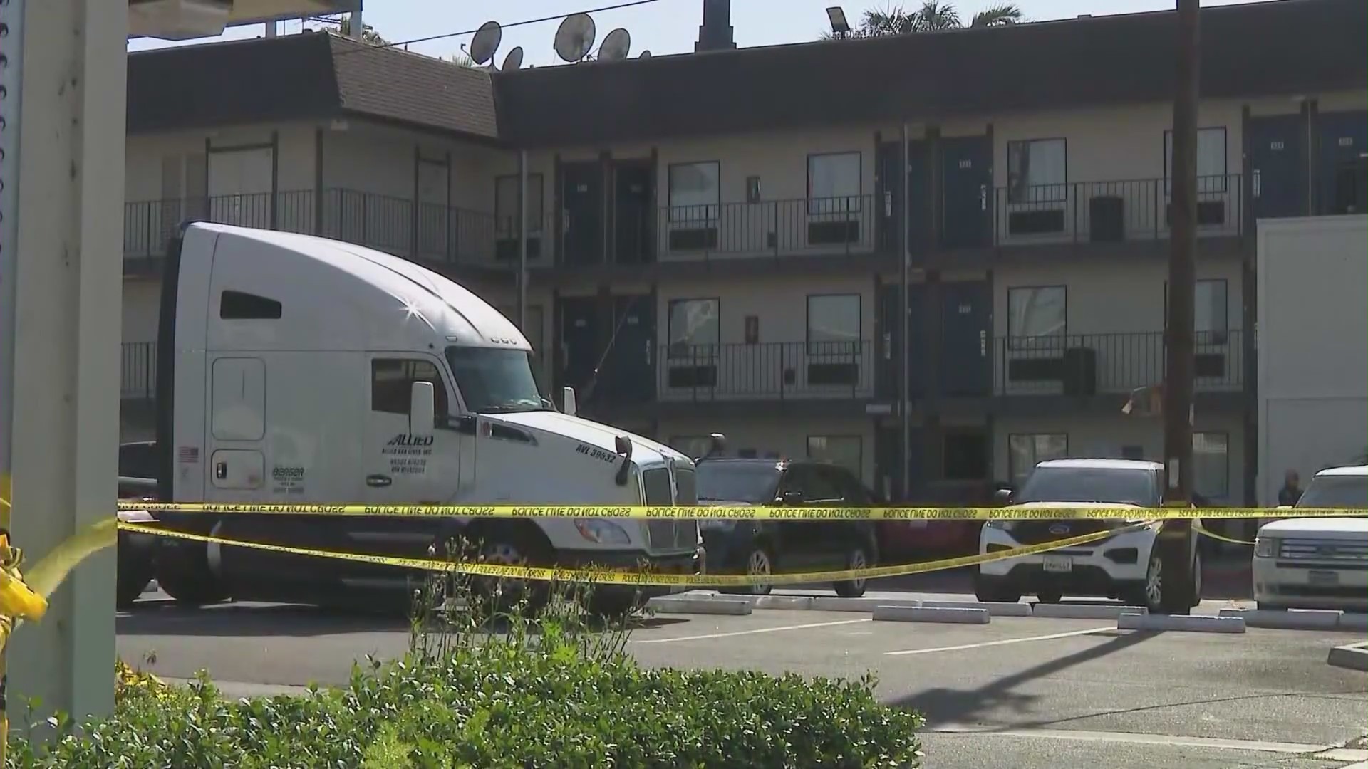 The teen suspect was struck by gunfire from law enforcement in Anaheim and transported to the hospital on August 9, 2024. (KTLA)