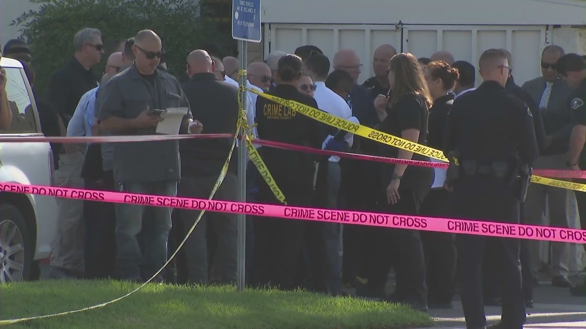 Officers shot the teen murder suspect in Anaheim on Aug. 9, 2024. (KTLA)