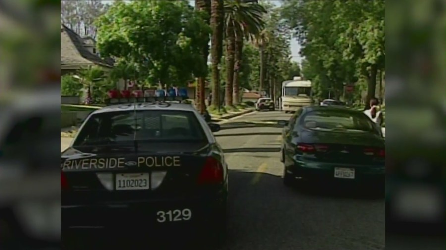 In June 2003, Riverside Police responded to the home the young girl shared with the suspect and her father. (KTLA)