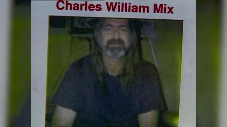 Charles William Mix, is seen in a photo from the Riverside Police Department.