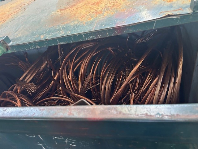 Photos shared by L.A. City Council President Paul Krekorian show hundreds of pounds of stolen metal that were recovered from three recycling centers in North Hollywood in August 2024.