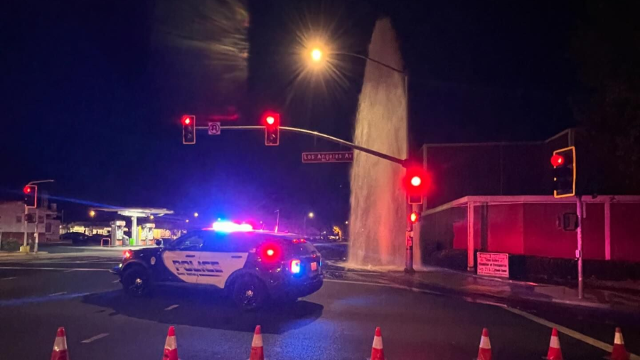 Simi Valley suspected DUI crash