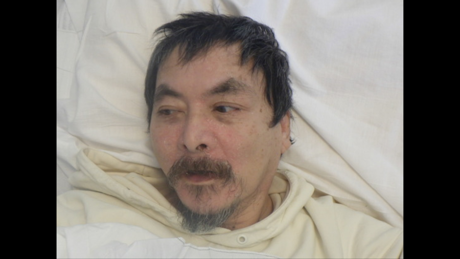A male patient around 55 years old who was found injured in Los Angeles has been hospitalized since Dec. 17, 2023. (Los Angeles General Medical Center)
