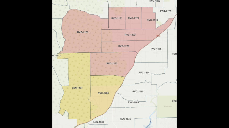 Zones of evacuation areas prompted by the Post Fire in Riverside County on September 4, 2024. (CAL FIRE)