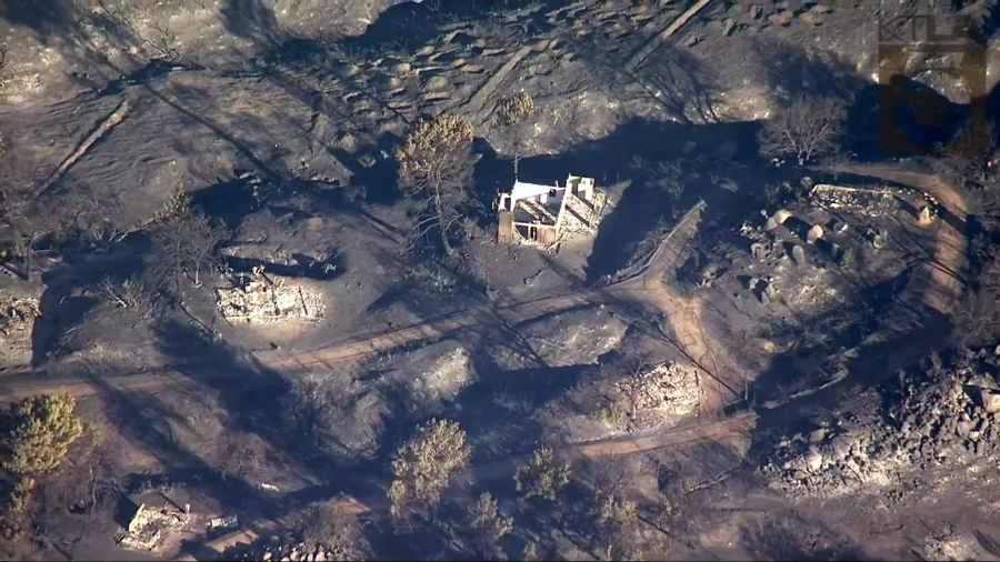 Airport Fire Home Destroyed