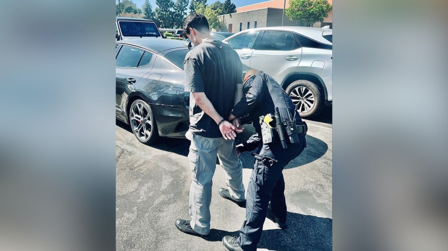 CHP fleeing suspect arrest